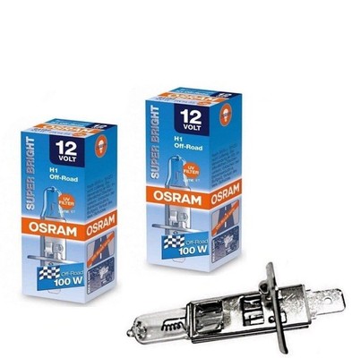 2x Osram H1 100W 12V 64152 Super Bright Halogen Scheinwerfer Lampen Set