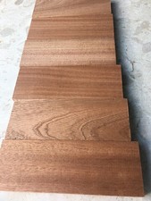 SOLID Mahogany Timber Hardwood Planed Blanks Craft Hobby DIY Repair  6 Pce
