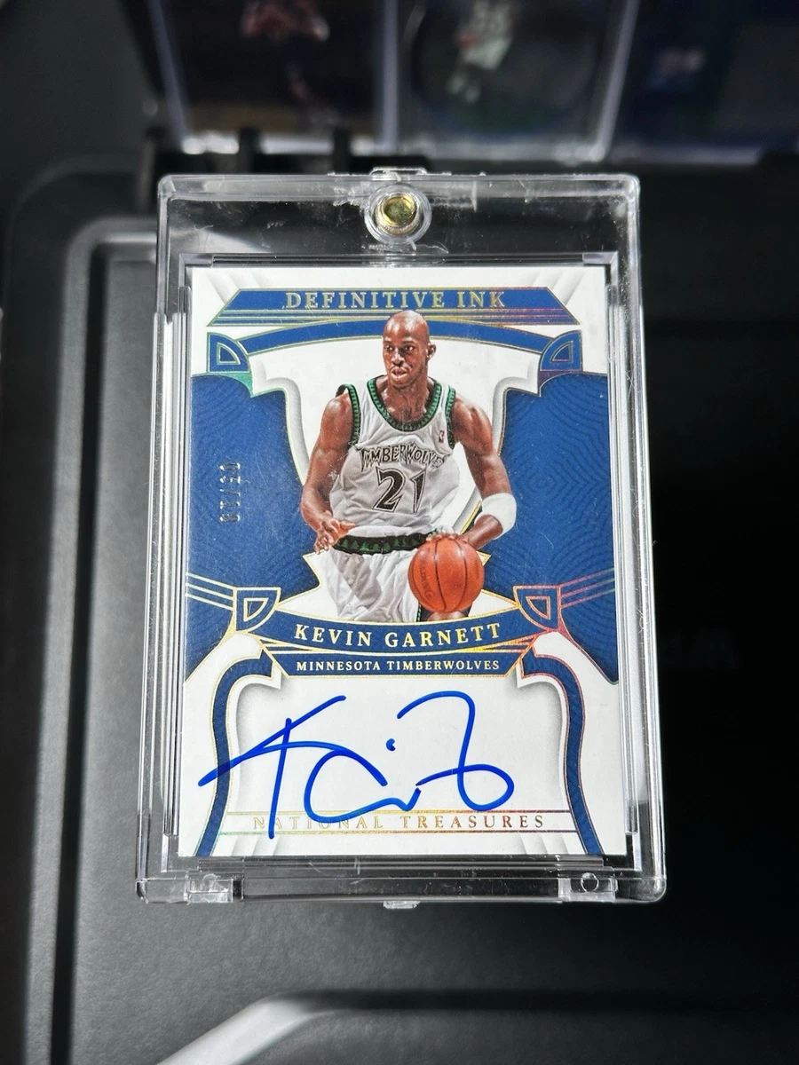 Kevin Garnett Basketball Autographed Sports Trading Cards