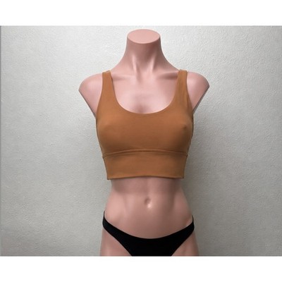 Lululemon Align Reversible Bra Pecan Tan Bold Beige Nulu Size 4