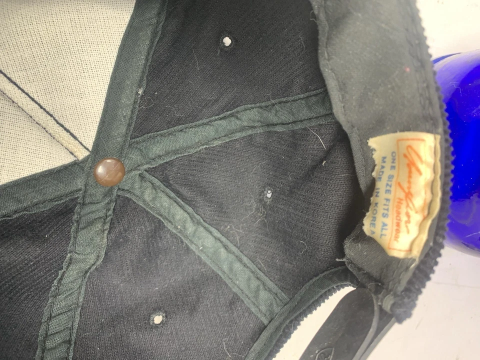 🔥🚨Vintage Harley Davidson Motorcycles Corduroy Hat Snapback Rope 80s Super... - Image 3 of 4