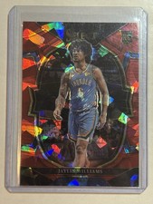 2022-23 Panini Select - Concourse Jaylin Williams #99 Red Cracked Ice Prizm (RC)