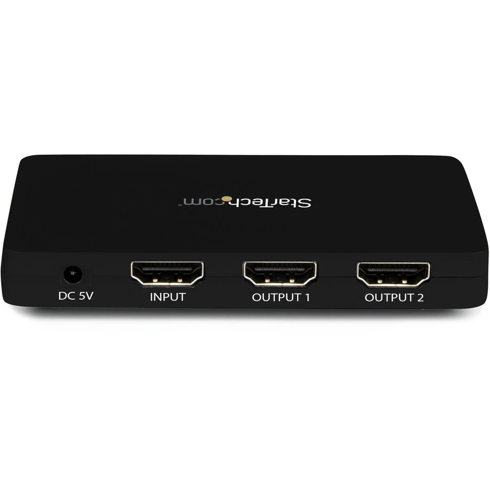 Startech 4k Hdmi 2-port Video Splitter - 1x2 Hdmi Splitter W/ Solid Aluminum - Image 3 of 4