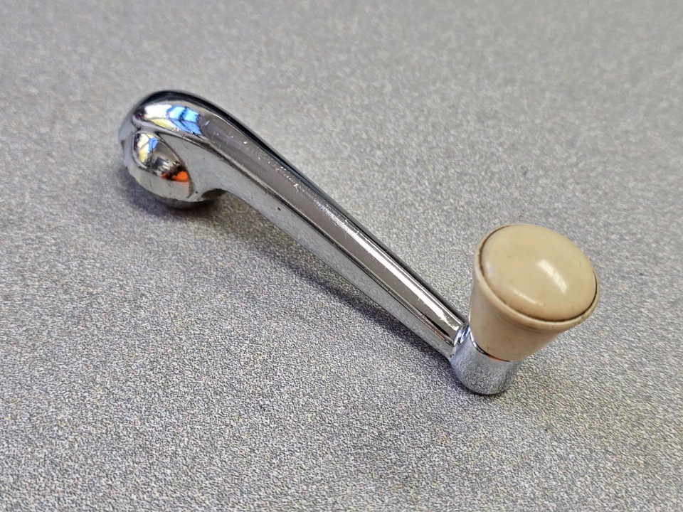 MANIVELA ENROLLADORA VENTANA CROMADA #6 ORIGINAL USADA VW BEETLE PORSCHE 356 356A #6 Foto 3 de 4