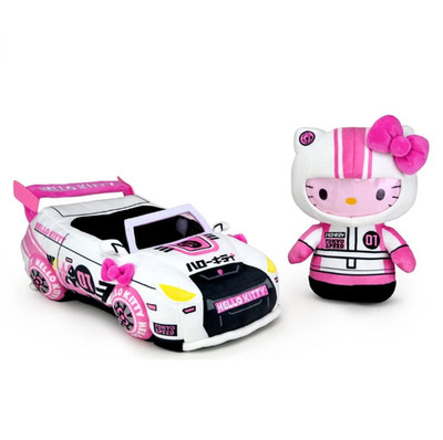 Kidrobot Hello Kitty and Friends Tokyo Speed Racer 13 Inch Interactive Plush NEW