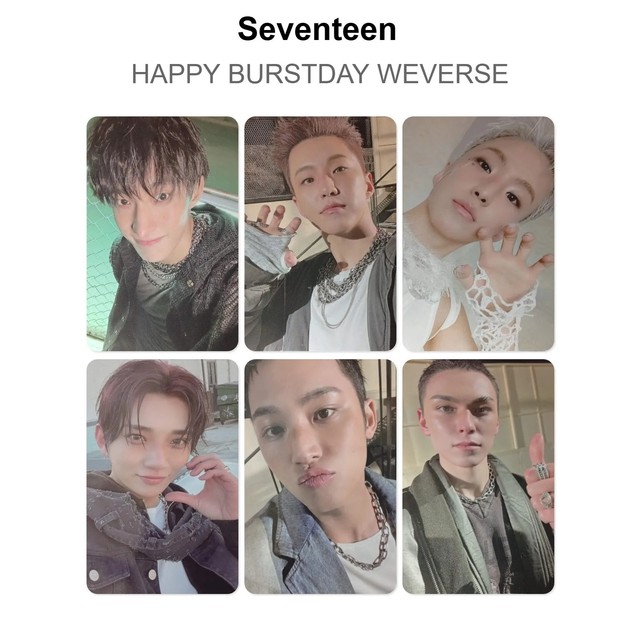 Seventeen HAPPY BURSTDAY WEVERSE Official Photocard KPOP Free Gift