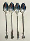 Lot of 4 International Sterling Silver Wild Rose Teaspoon Tea Spoon 7.5 in 29 g