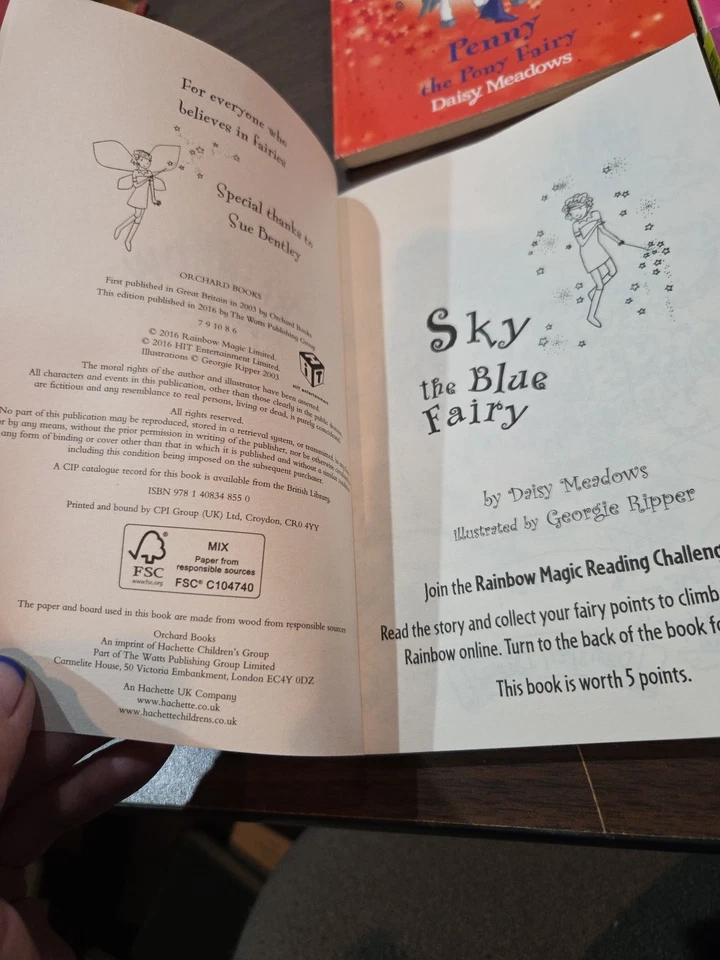 Lot of 6 Rainbow Magic Books By Daisy Meadows, Titles In Desc. VG - Image 3 of 4