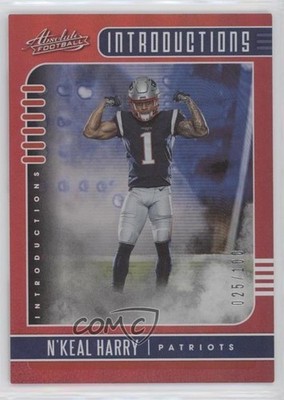 2019 Panini Absolute Introductions Red Spectrum /100 N'Keal Harry Rookie RC 07qr