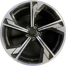 Audi Machined Black RS5 OEM Wheel 20” 2019-2025 Original Rim Factory 59078A