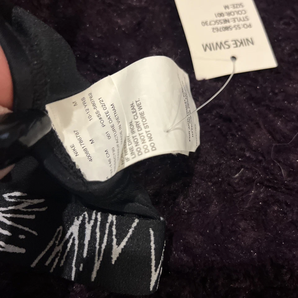 Nike Swim Top Talla Mediana 10 a 12 Años Niñas Foto 3 de 4