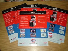 Midway Open Ice 2 on 2 Challenge lot of 8 color flyers 1995 arcade game