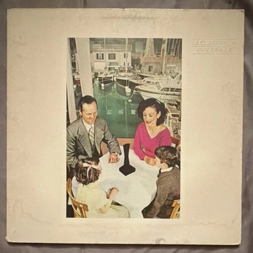 LED Zeppelin Presence Vinyl LP Record (1976, Swan Song Records)