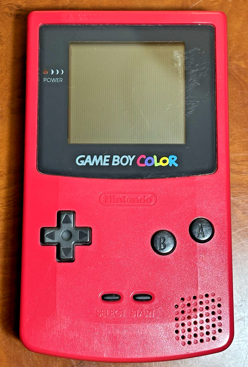 Nintendo Game Boy Color Launch Edition Berry Handheld System for