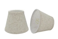 Aspen Creative 32063-2A, Hardback Empire Clip-On Chandelier Lamp Shade, Beige...