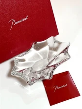 Baccarat Glass Ashtray & Jewelry Tray Elegant Interior Decor Used