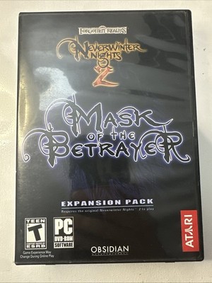 Neverwinter Nights 2: Mask of The Betrayer Expansion (PC, 2007) With CD Key