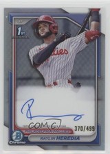 2024 Bowman Chrome Prospect Refractor 370/499 Raylin Heredia #CPA-RH Auto 1i0l
