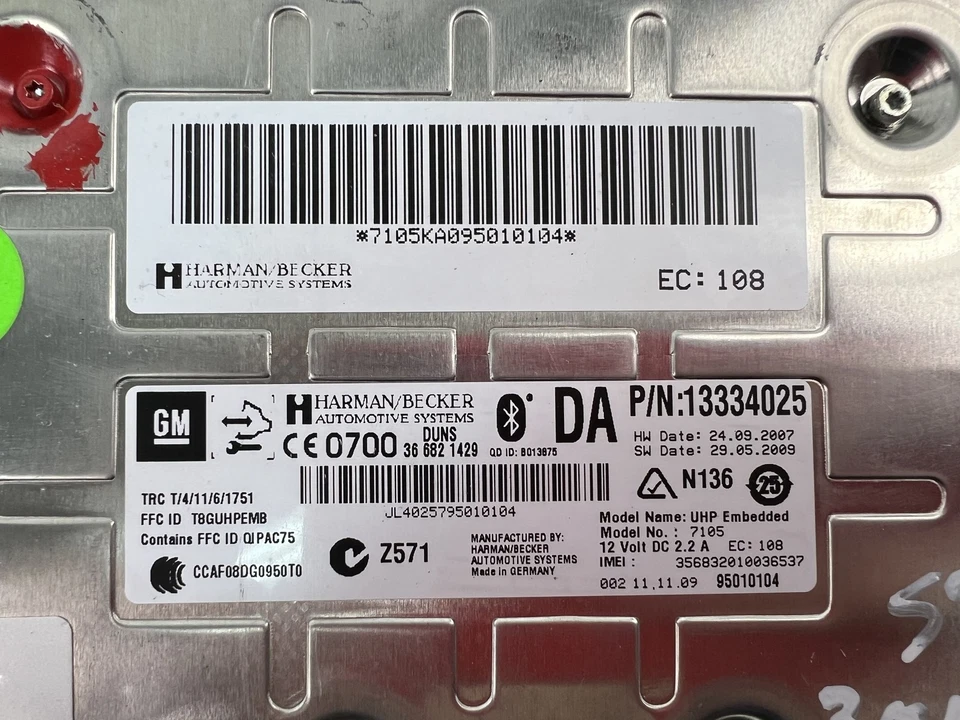 Centralina Bluetooth OPEL ASTRA J GTC 13334025 28265988 - Immagine 3 di 4