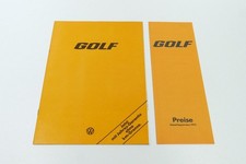 Original Auto-Werbeprospekt Volkswagen Golf 1...
