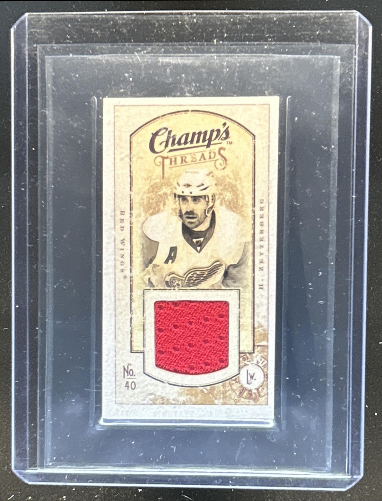 Henrik Zetterberg #HZ 2010-11 Panini Pinnacle Hockey Threads Patches