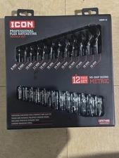 ICON- Professional Flex Ratcheting Wrench Set WRFM-12 (12 Piece Set) 🔥NEW🔥