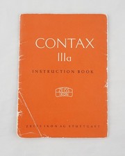 Original Zeiss Ikon Contax IIIa Instruction Manual Vintage Camera Booklet