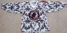 Las Vegas Wranglers Rare Hockey Sweater Jersey Military Night Camo VGK