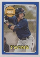 2018 Topps Heritage Minor League Edition Blue 33/99 Wander Javier #140 02v3