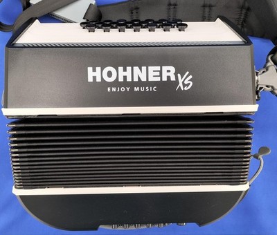 Hohner XS Accordion w/ Case Used Japan