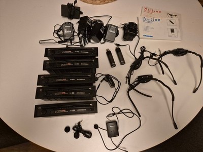 5x Samson UHF Series One UR1 Receiver + 3x Headset + 2x Mikro