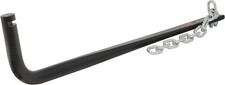 Curt Universal Black Replacement Round Weight Distribution Spring Bar 17115