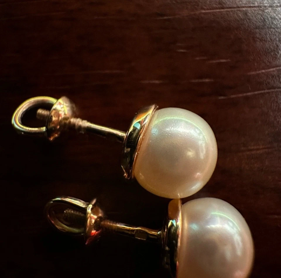 Pendientes perlas cultivadas Foto 3 de 4