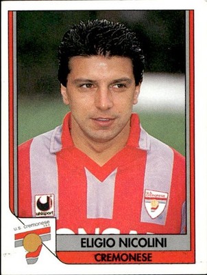 figurine Tutto Calcio SL ITALY 1993/94 # 48 Eligio Nicolini Cremonese