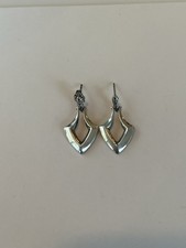 Vintage 925 Sterling Silver Modernist Geometr...