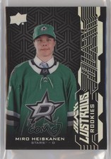 2018-19 SPx UD Black Lustrous Rookies Auto Miro Heiskanen #LR-MH Auto mq4