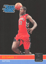 2010-11 Donruss Rated Rookies Ed Davis #240 Raptors