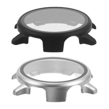 2pcs Full Coverage Watch Protector Tempered Glass Film Case Shockproof Hard PC