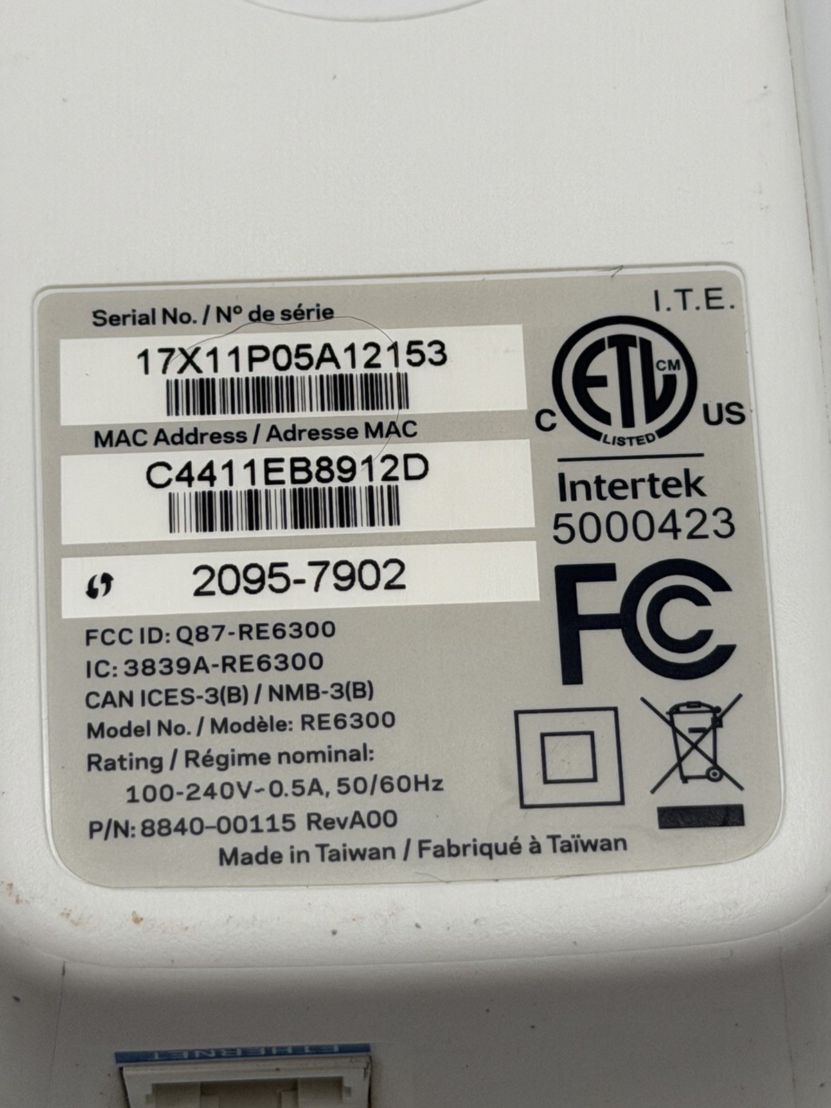 Linksys RE6300 WiFi Range Extender