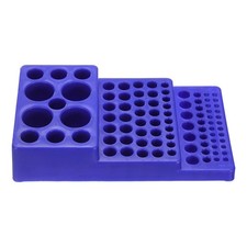 92 Wells Tube Rack, 1 Pcs Vial Rack for Tubes 0.2-50ml, Blue