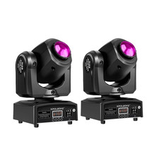 2PCS Moving Head Stage Lights 60W DMX 512 with 8 Gobos  Colors for DJ Parties