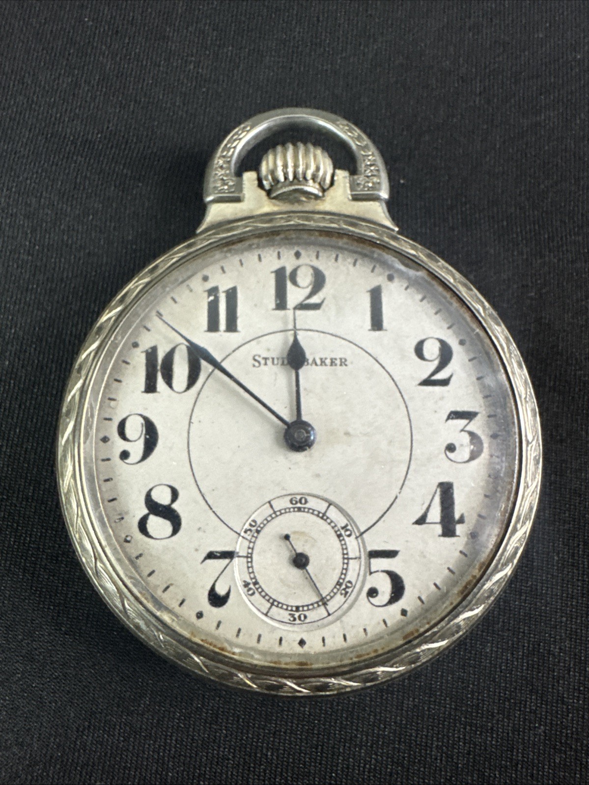 South Bend 21J Studebaker Pocket Watch – 8 Adjustments, Double Roller - ca. 1925