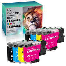 Compatible Black Color Ink Cartridges Lot fits for Brother LC504XL MFC-J1365DW
