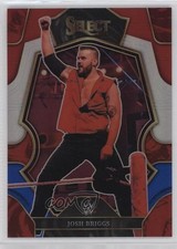 2023 Panini Select WWE Premier Level Red & Blue Prizm Josh Briggs #194 11fv