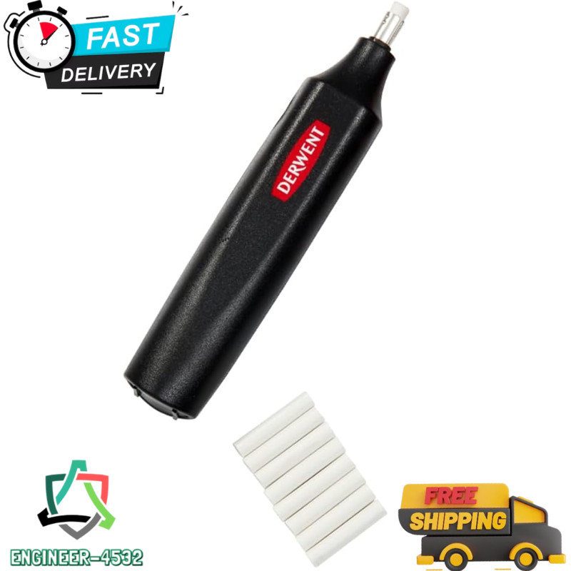Derwent Battery Powered Eraser – Cordless & Convenient