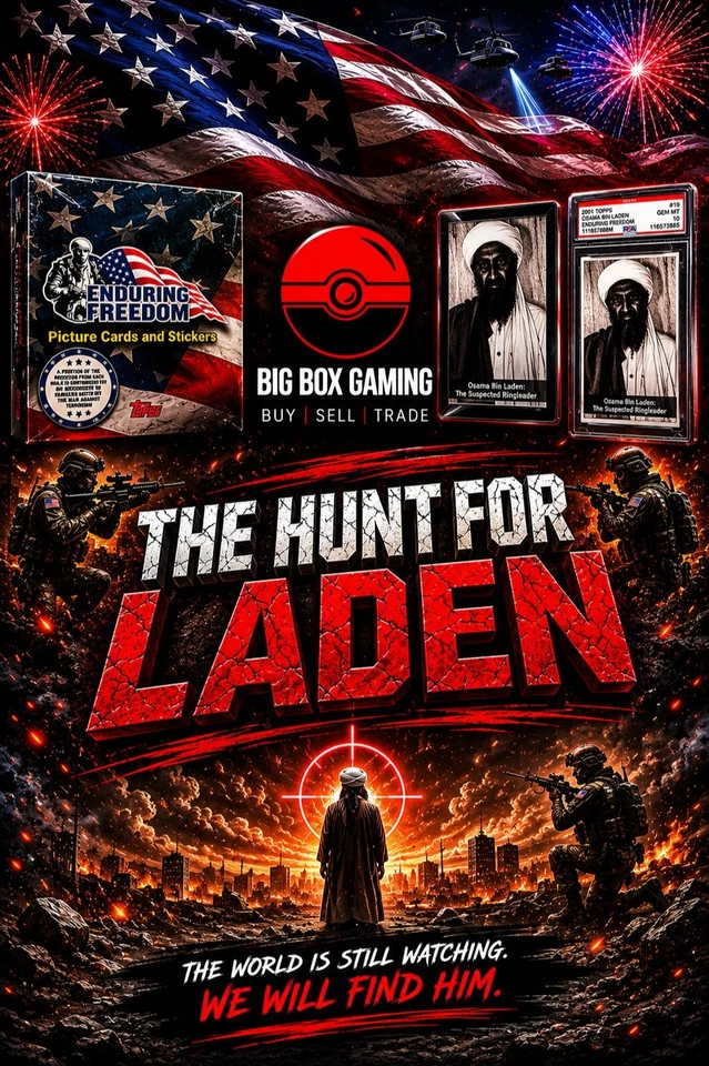The Hunt For Osama Enduring Freedom 99p Vintage Box Break