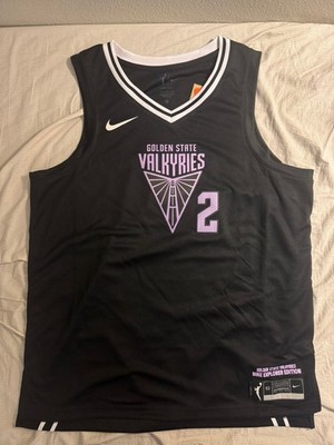 Nike WNBA Kaitlyn Chen Golden State Valkyries Black Jersey Size XL 52 New