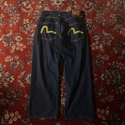Evisu Embroidered Seagull Denim Pants No2 JP size 36 Good used Y2K