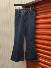 Vintage 70s Levi  s 784 Orange Tab Flared Dark Denim 27x30