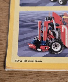 LEGO 8455 Technic Loader INSTRUCTION MANUAL ONLY Released 2003 Paper Book Copy